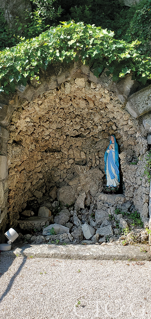 Restored Grotto With Mary