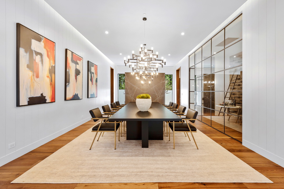 Sophie Turner Joe Jonas Sell Jae Omar Designed Encino Mansion Dining Room