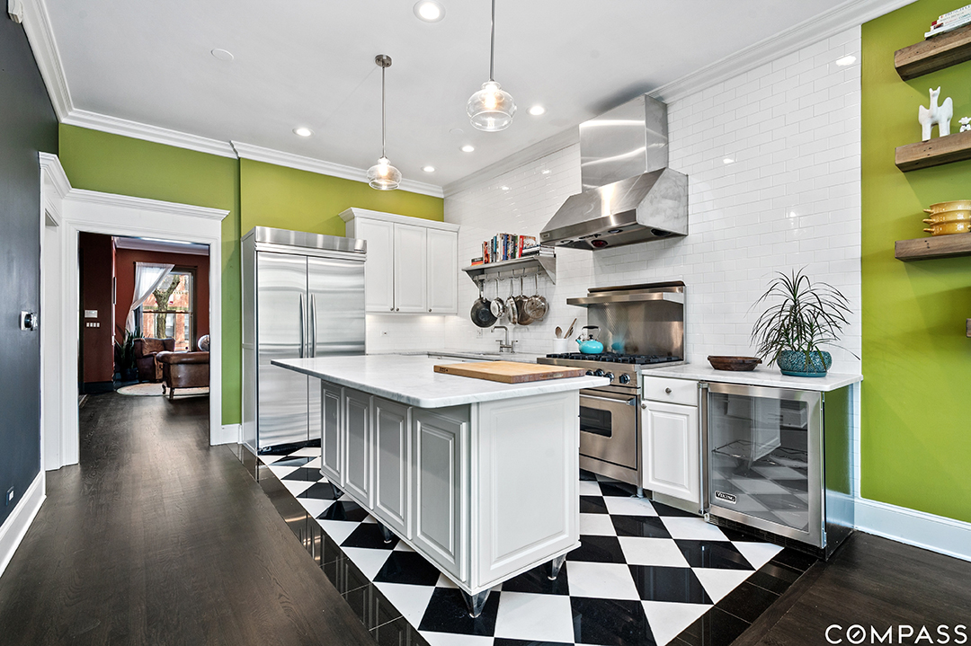Celebrity Chef Lists Chicago Townhouse Brimming With Eclectic Style Kitchen