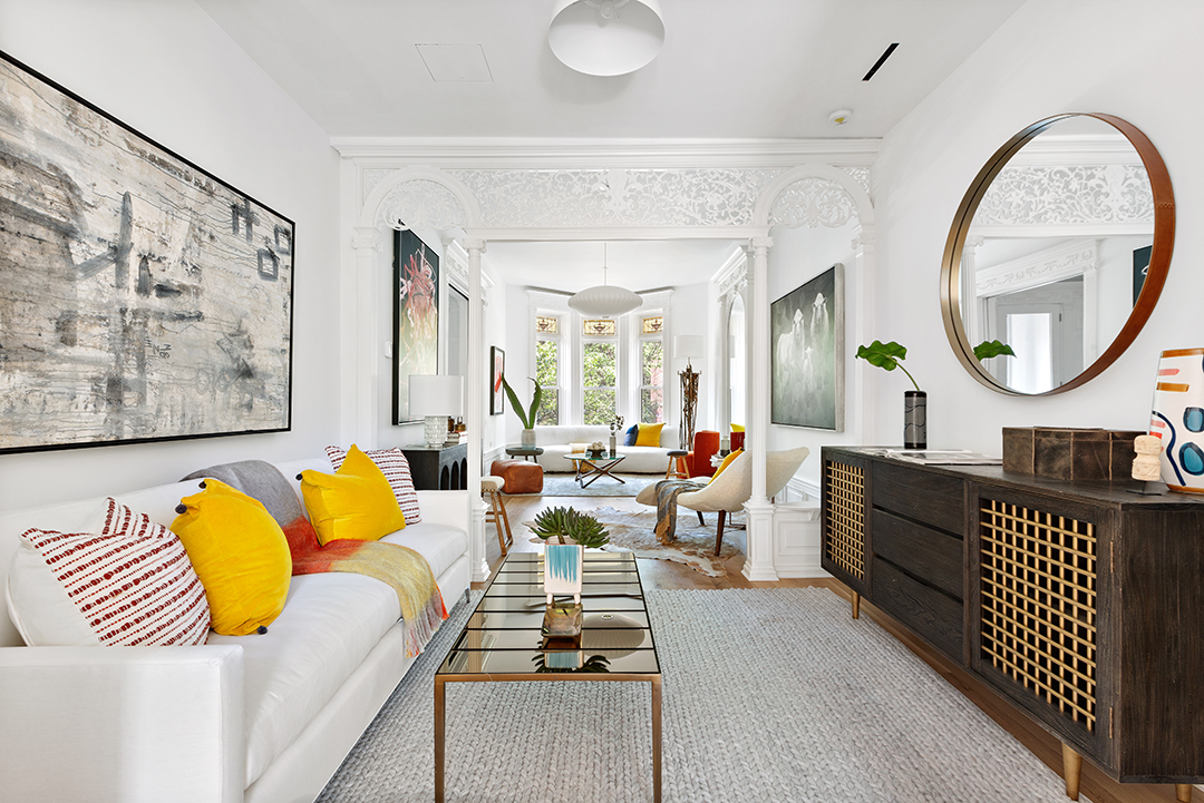Nyc Doctors Row Townhouse Living Room