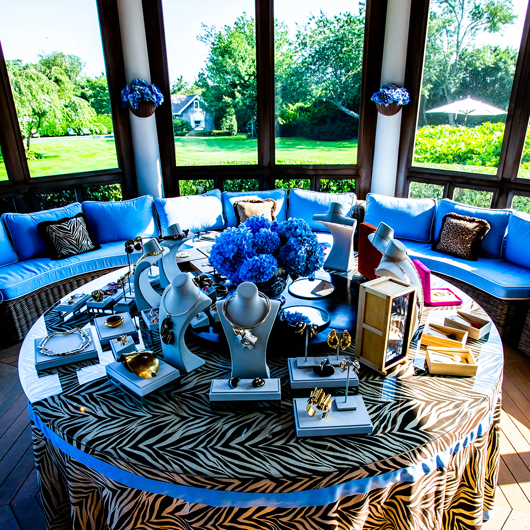 Southampton Sculpture To Wear Soiree Blue Room