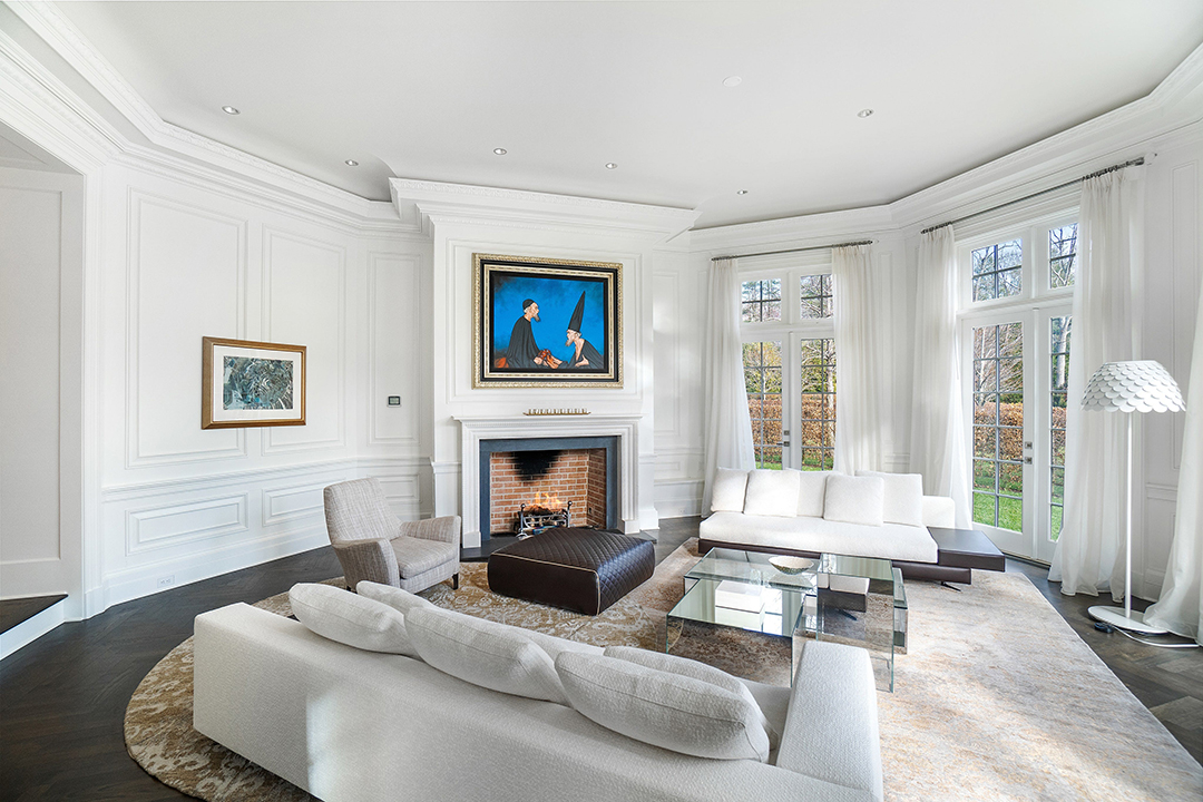 New Canaan Has A 19000 Square Foot Chateau For Sale Living Room B