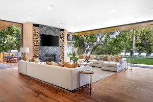 Sophie Turner Joe Jonas Sell Jae Omar Designed Encino Mansion Tv Room