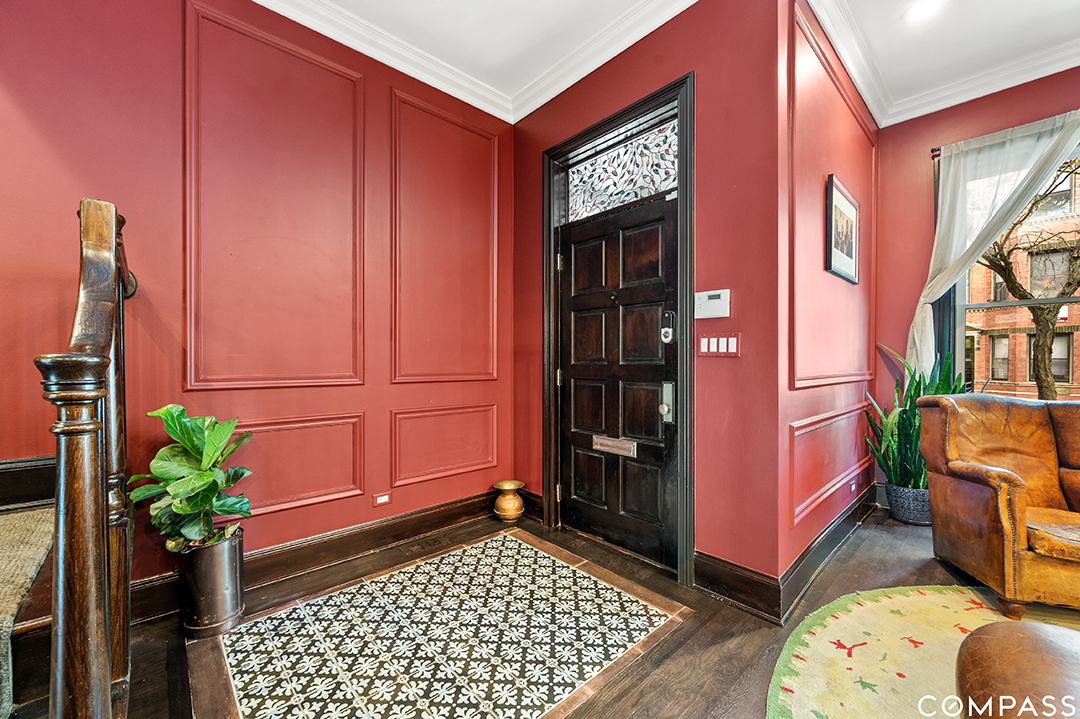 Celebrity Chef Lists Chicago Townhouse Brimming With Eclectic Style Front Door