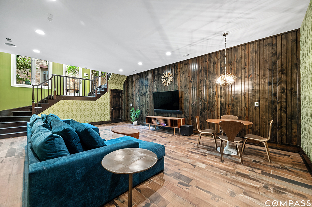 Celebrity Chef Lists Chicago Townhouse Brimming With Eclectic Style Lower Level