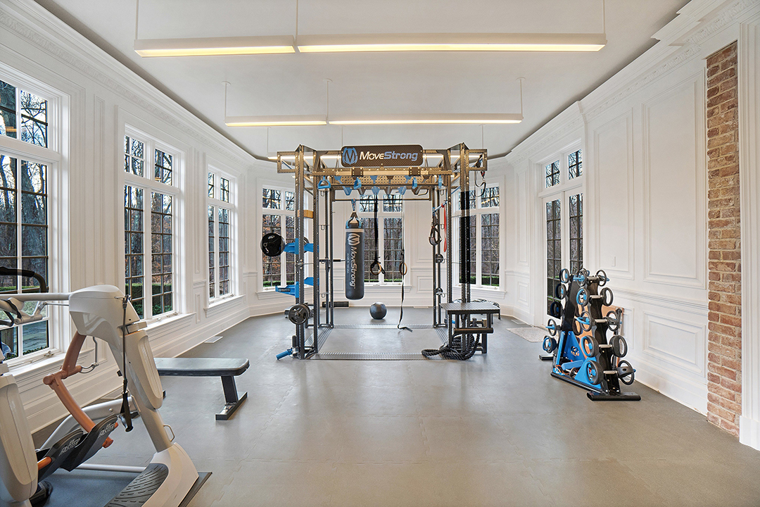 New Canaan Has A 19000 Square Foot Chateau For Sale Gym