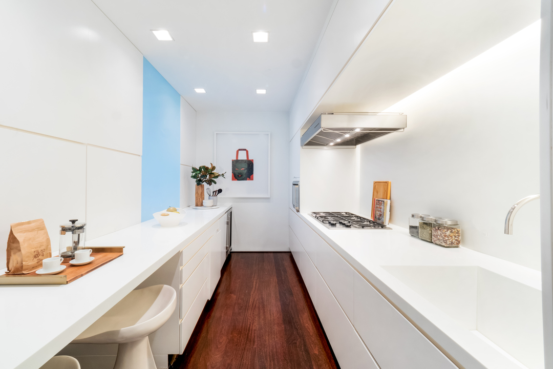 Karolina Kurkova Tribeca Loft White Kitchen