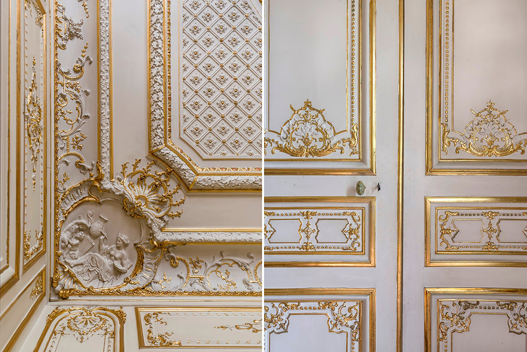 Paris Apartment Gold Detailing