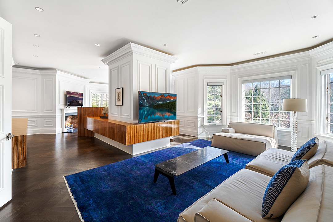 New Canaan Has A 19000 Square Foot Chateau For Sale Family Room