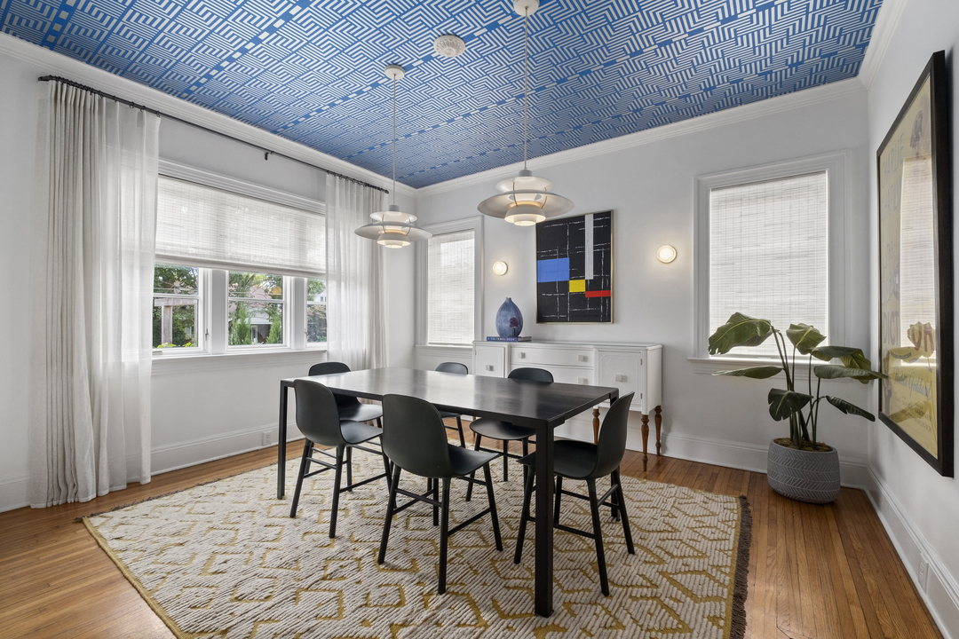 Hayley Williams Paramore Nashville Home Dining Room Blue Tin Roof