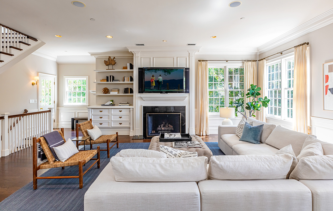 Mila Kunis And Ashton Kutcher Seek To Sell Their Traditional Beverly Hills Home Den