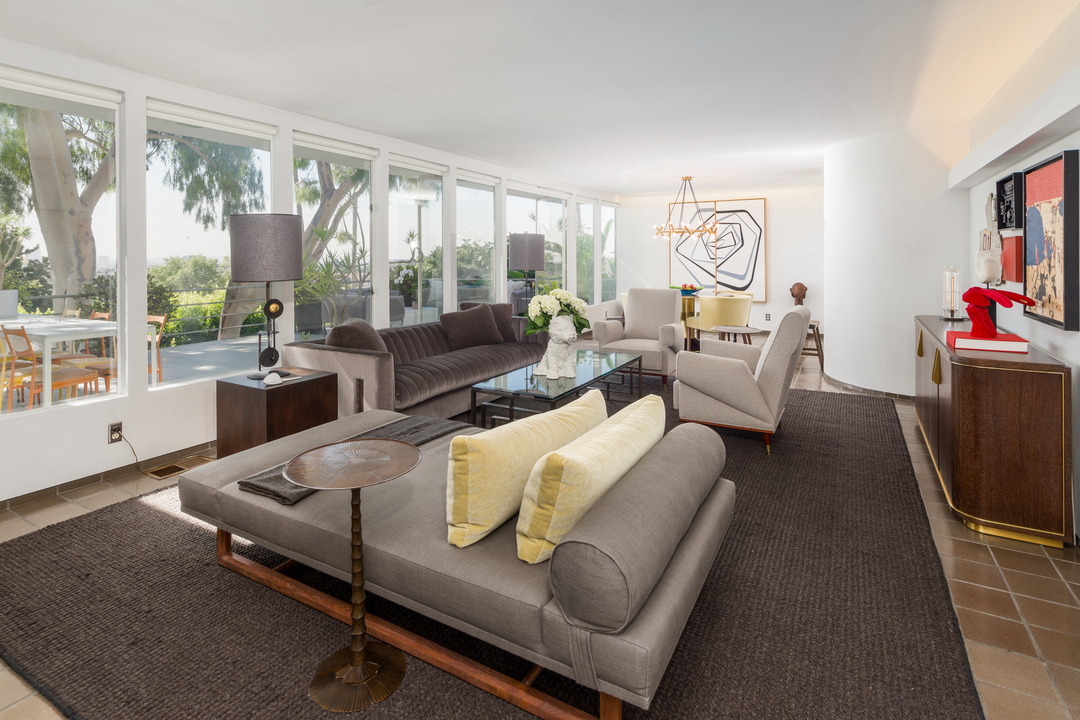 Raphael Soriano Los Feliz Gogol Midcentury Modern House Living Room