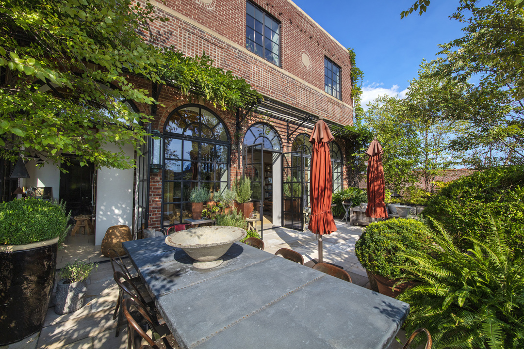 East Village Duplex Penthouse Terrace Wrought Iron Windows
