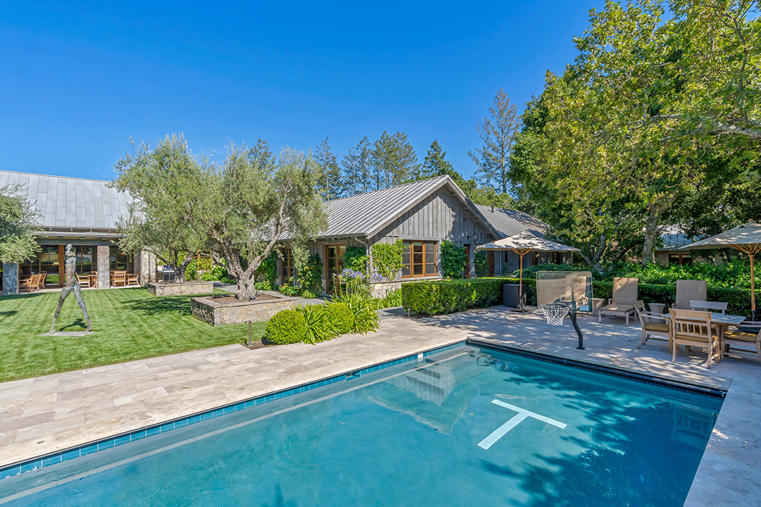 Inside Scoop A Rustic And Modern Sonoma County Compound Is For Sale Off Market Pool