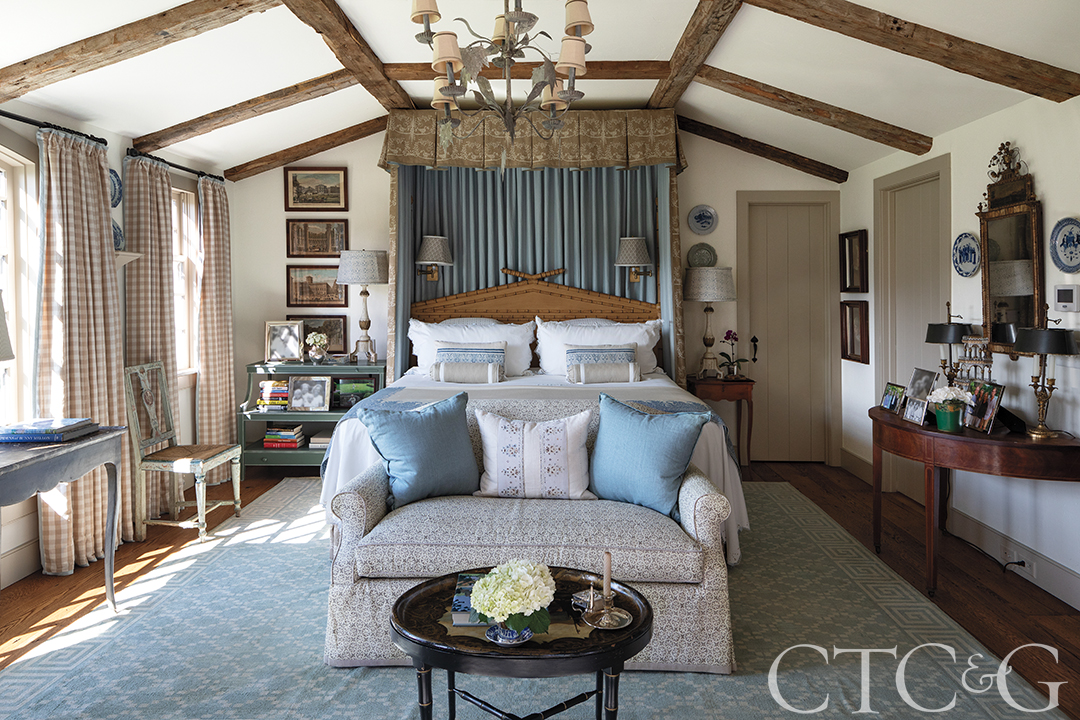 Lyme Connecticut Riverfront Home Master Bedroom Sitting Area