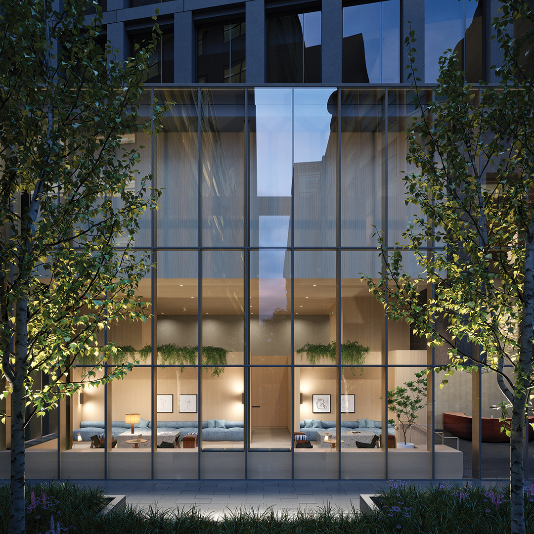 Brooklyns Olympia Dumbo Launches Sales Now Holding The Most Expensive Listing In Dumbo March 30front Lobby Lounge Outside In Final Edit