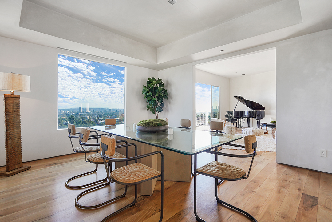 Kanye Wests Former Hollywood Hills Home With Minimalist Vibes Is Up For Sale Dining Room B