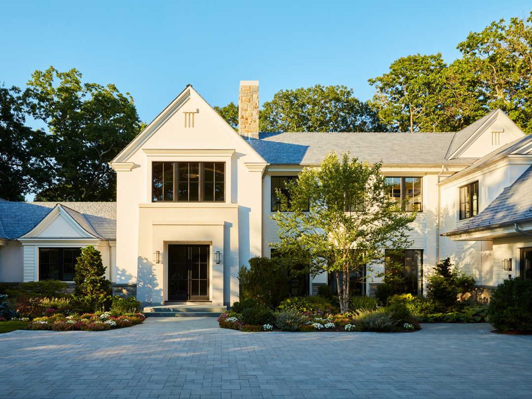 Shope Reno Wharton Creates A Sleek Streamlined Home For A Past Clients New Chapter Exterior C
