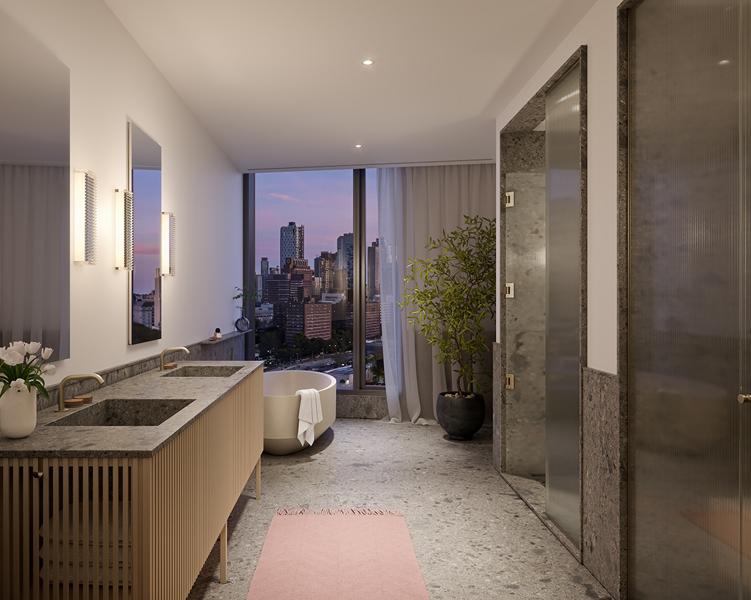Brooklyns Olympia Dumbo Launches Sales Now Holding The Most Expensive Listing In Dumbo March 30front 15a Master Bath Final