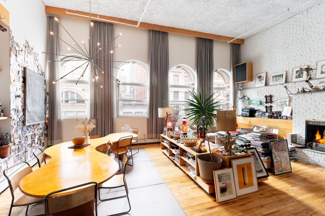 Andy Warhol Art Director Noho Penthouse Loft Living Dining