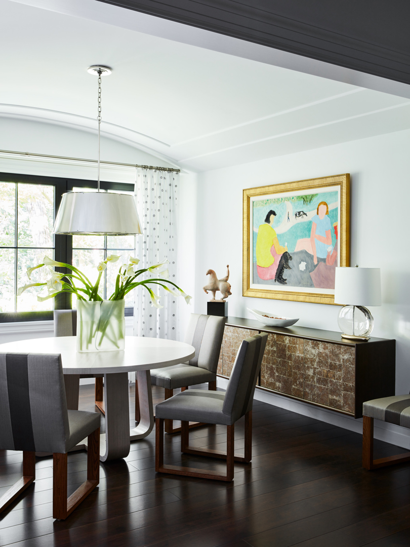 Shope Reno Wharton Creates A Sleek Streamlined Home For A Past Clients New Chapter Breakfast