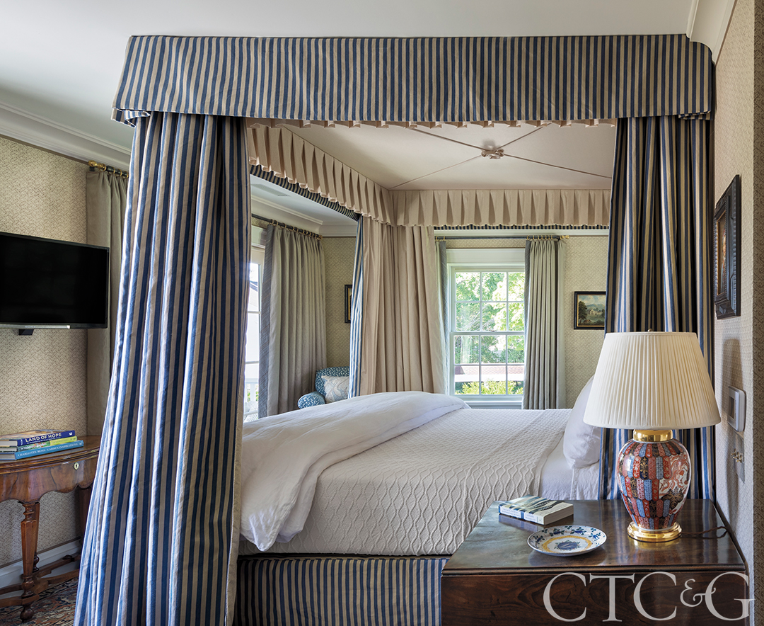 Classic Greek Revival Guest Room