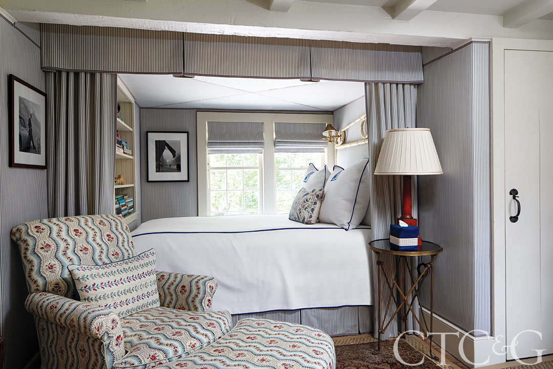 Lyme Connecticut Riverfront Home Canopy Bed