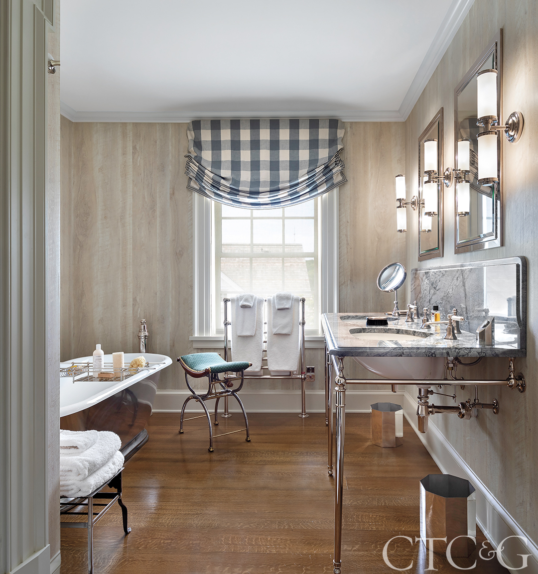 Classic Greek Revival Bathroom