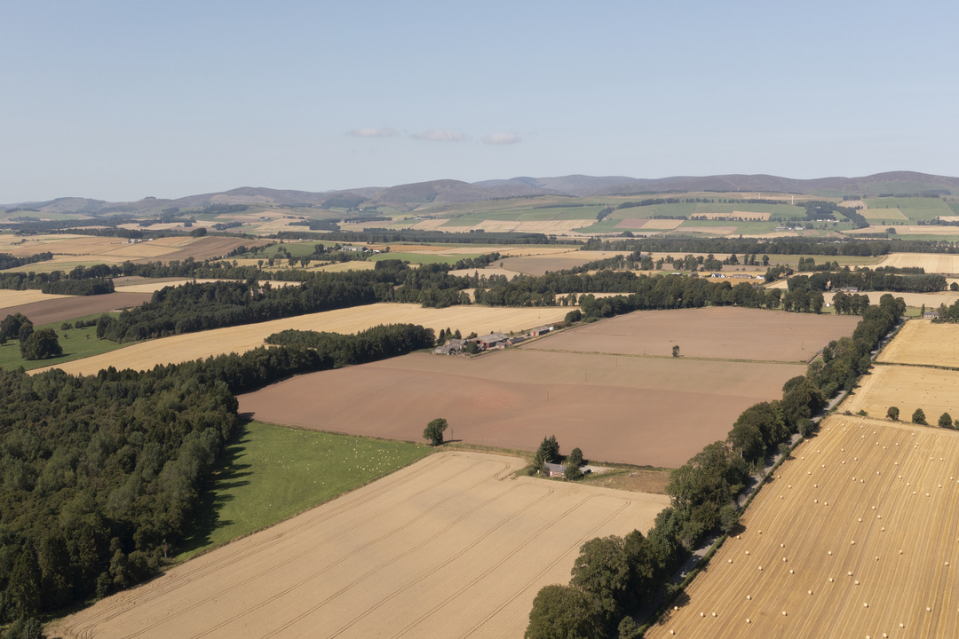 Angus Scotland Careston Castle Estate Farmland