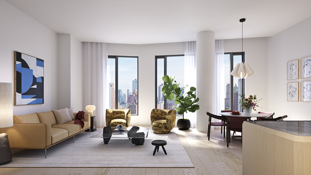 Brooklyns Olympia Dumbo Launches Sales Now Holding The Most Expensive Listing In Dumbo March 30front 16d Living Room Final