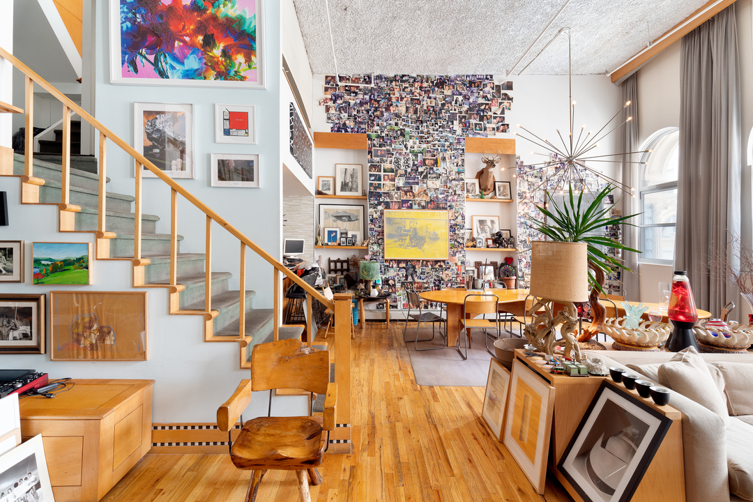Andy Warhol Art Director Noho Penthouse Loft Stair