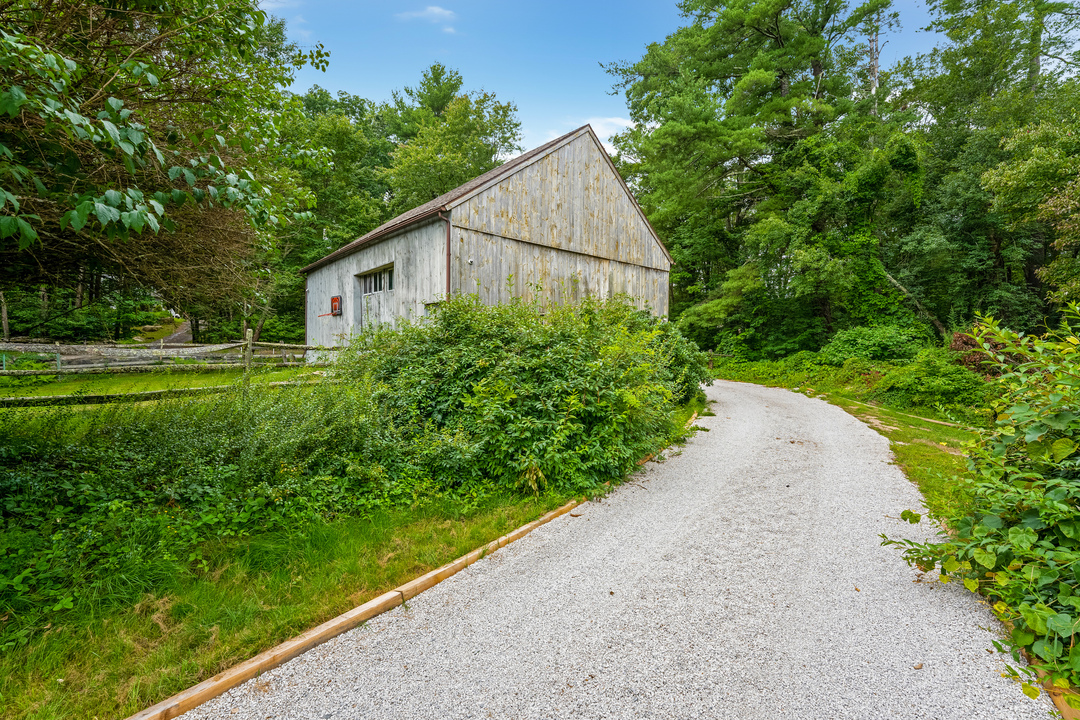 Rhode Island Conjuring Haunted House Driveway Barn