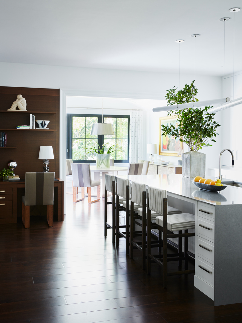 Shope Reno Wharton Creates A Sleek Streamlined Home For A Past Clients New Chapter Kitchen B