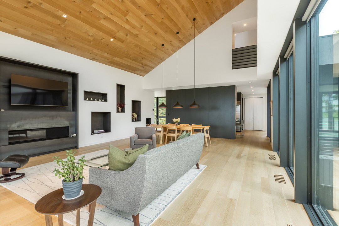 A Tale Of Two Vermont Listings Modern Open Floor