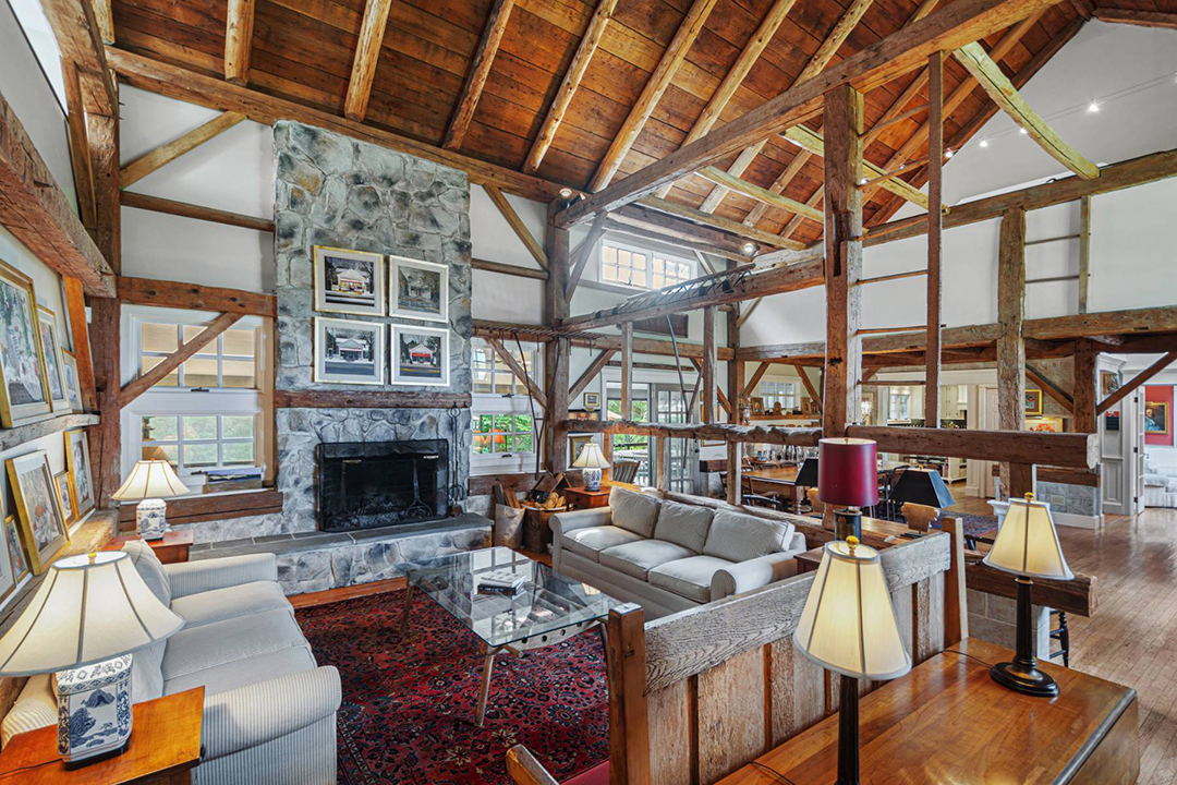 This Rural Water Mill Home Asking 5 6m Is Not Your Average Barn Great Room B
