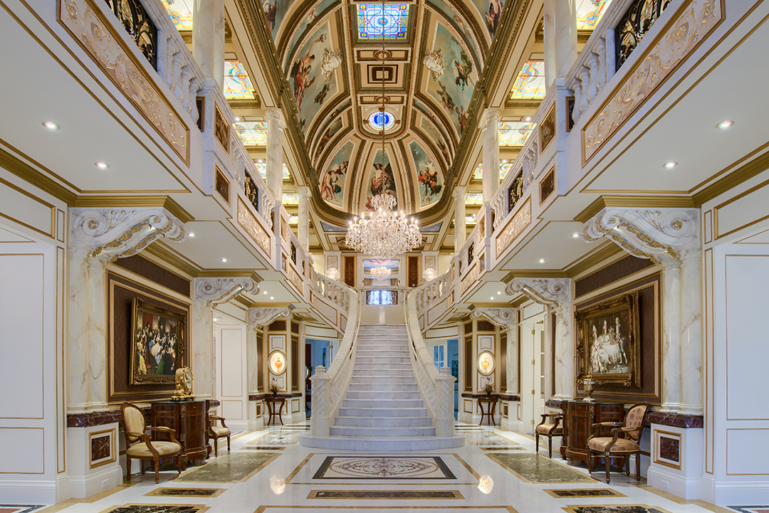 Gilded Mansion That Starred In The Schitts Creek Opening Scene Lists In Toronto Foyer