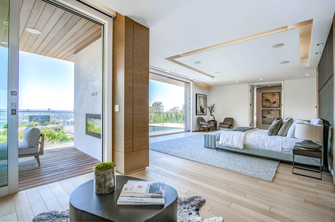 David Spade Drops Almost 13 9m On A Modern La Mansion Primary Suite