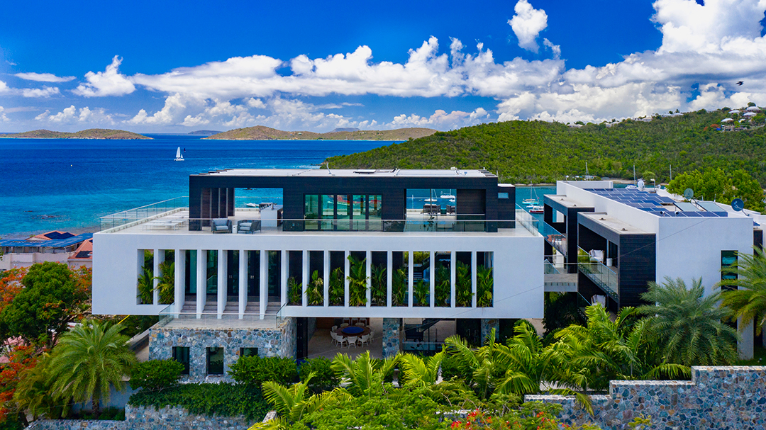 Cruz Bay Casa Bella Luna Modern Home