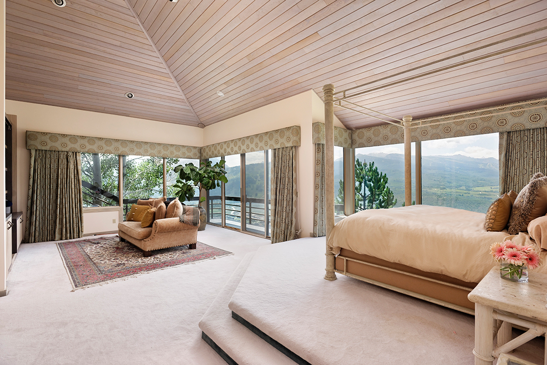 Aspen Colorado Mountain Retreat Master Bedroom