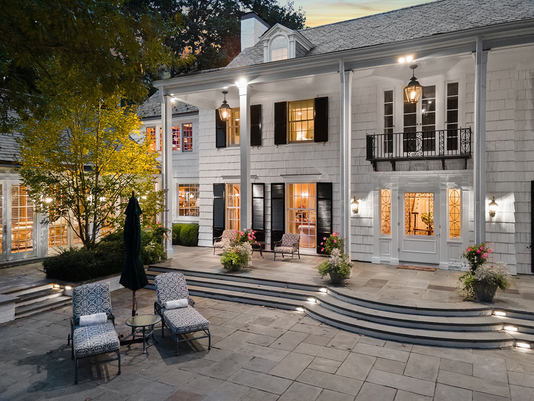 Grand Yet Cozy New Canaan Home Hits The Market Just In Time For The Holidays Patio
