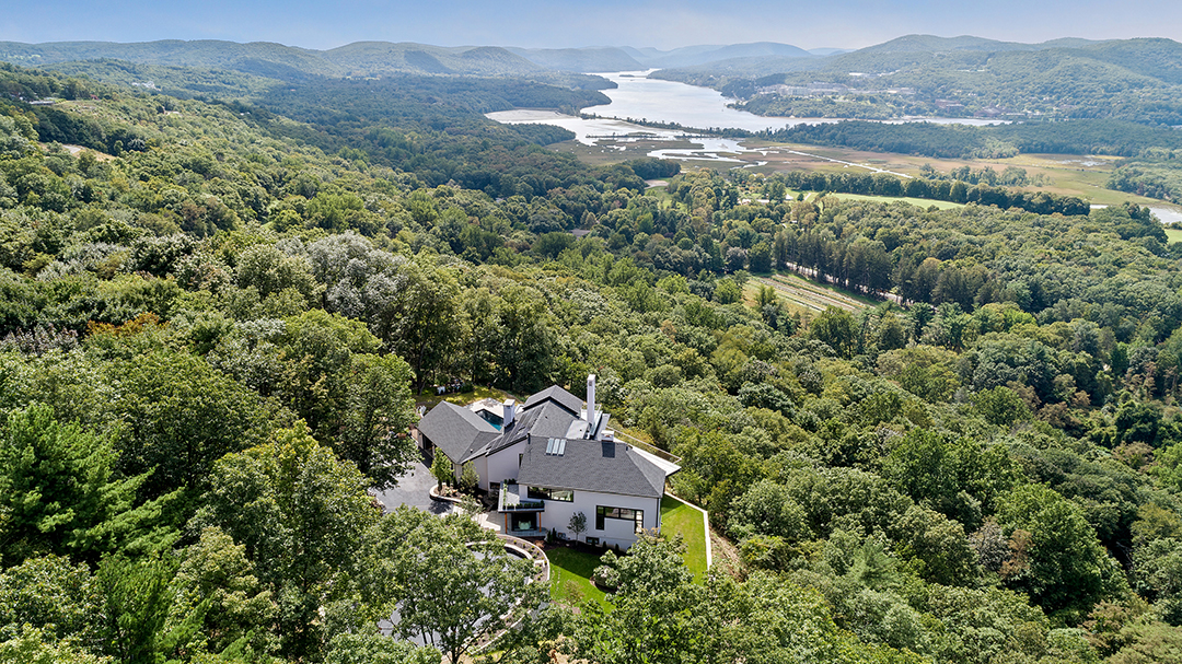Modern Home Floating Over The Hudson Valley Hits The Market For 6 25m Aerial