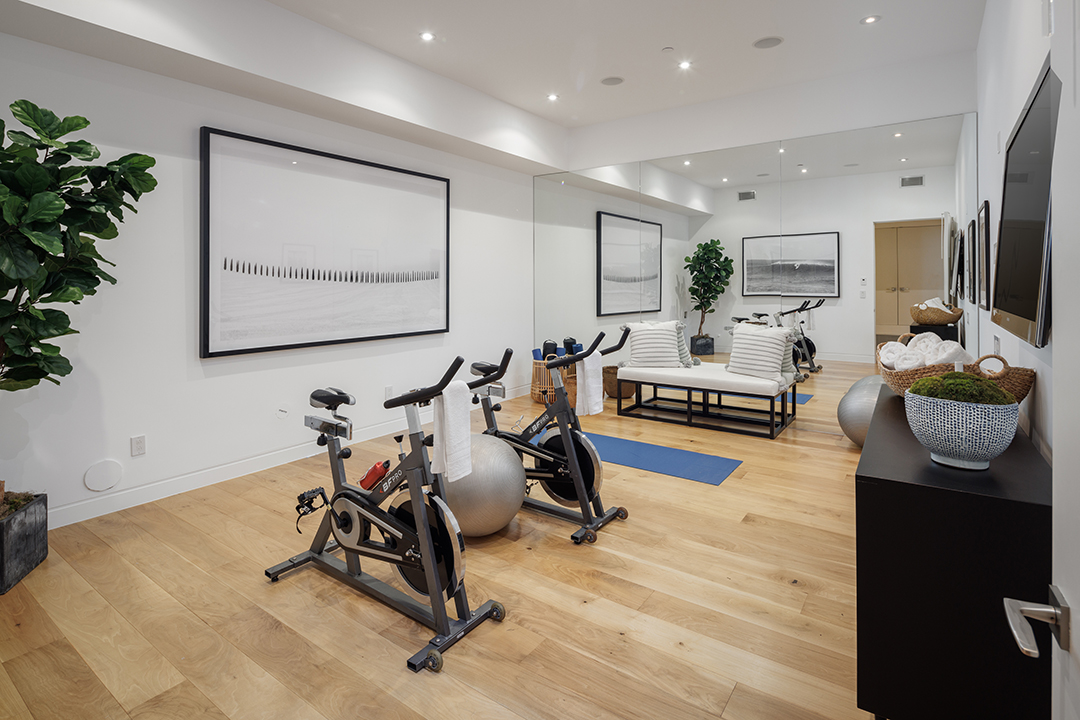 Tyra Banks Lists Pacific Palisades Home Gym
