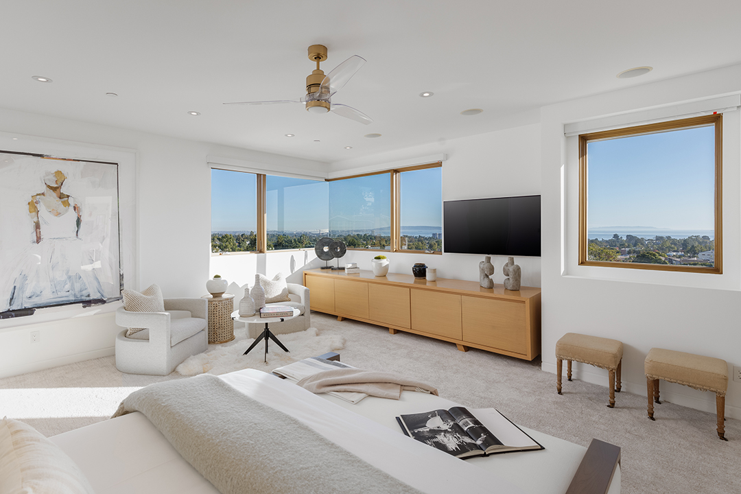 Tyra Banks Lists Pacific Palisades Home Master Bedroom