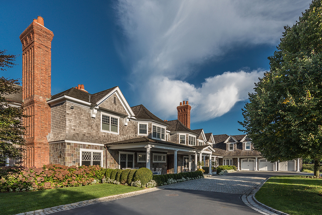 Bridgehampton Sandcastle Mansion Sells Front Motor Court