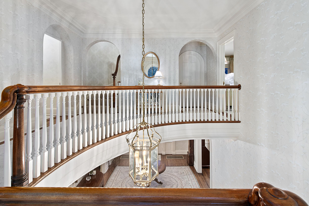 Grand Yet Cozy New Canaan Home Hits The Market Just In Time For The Holidays Foyer