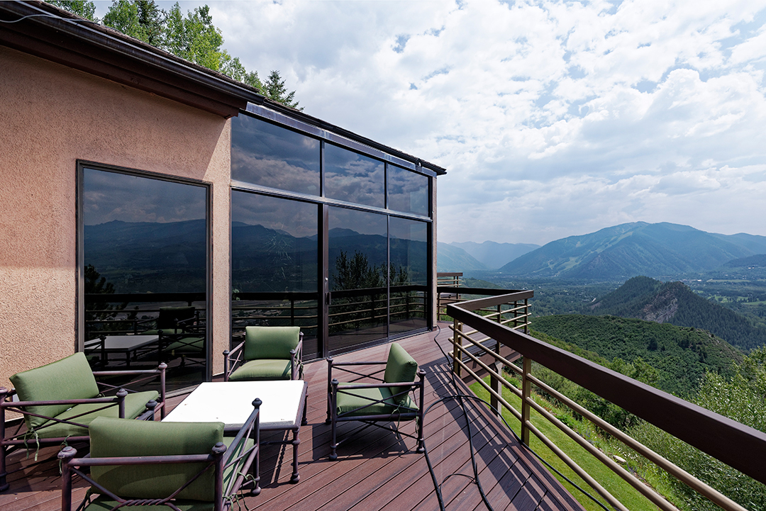 Aspen Colorado Mountain Retreat Balcony