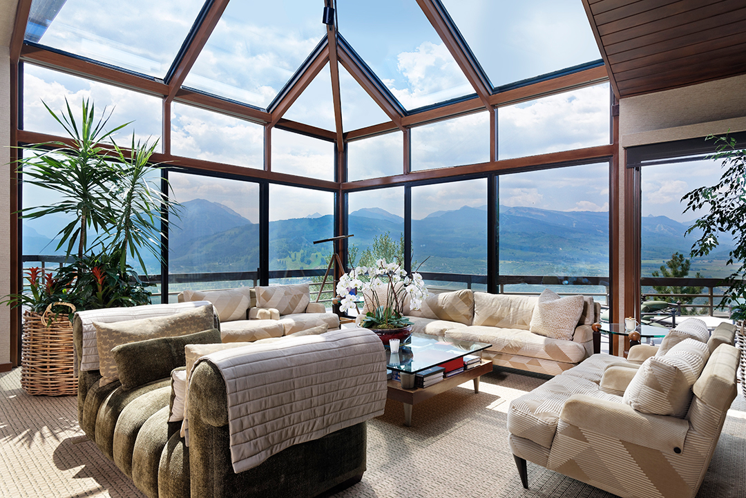 Aspen Colorado Mountain Retreat Living Area