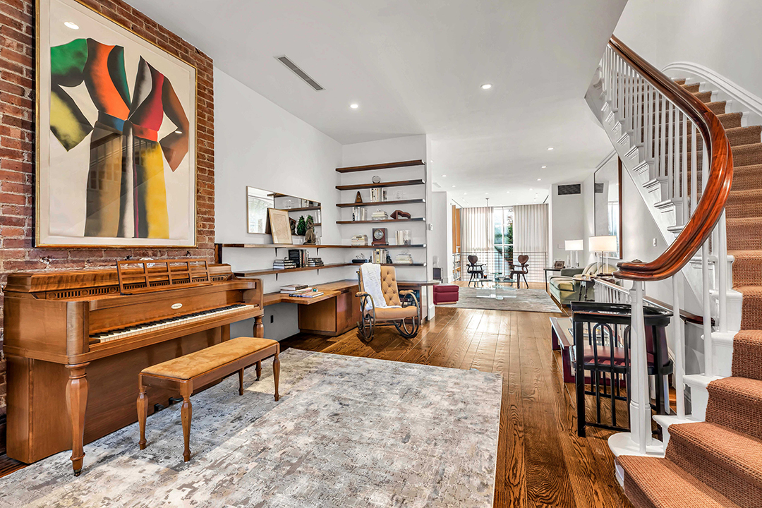 Upper East Side Townhouse Steeped In Entertainment History Looks For Its Next Act Living Room