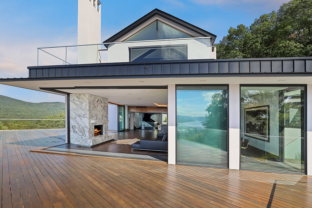 Modern Home Floating Over The Hudson Valley Hits The Market For 6 25m Deck View