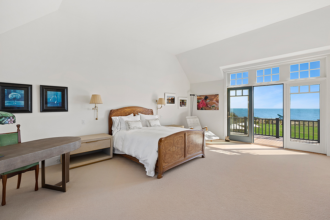 East Hampton Oceanfront Estate Master Bedroom